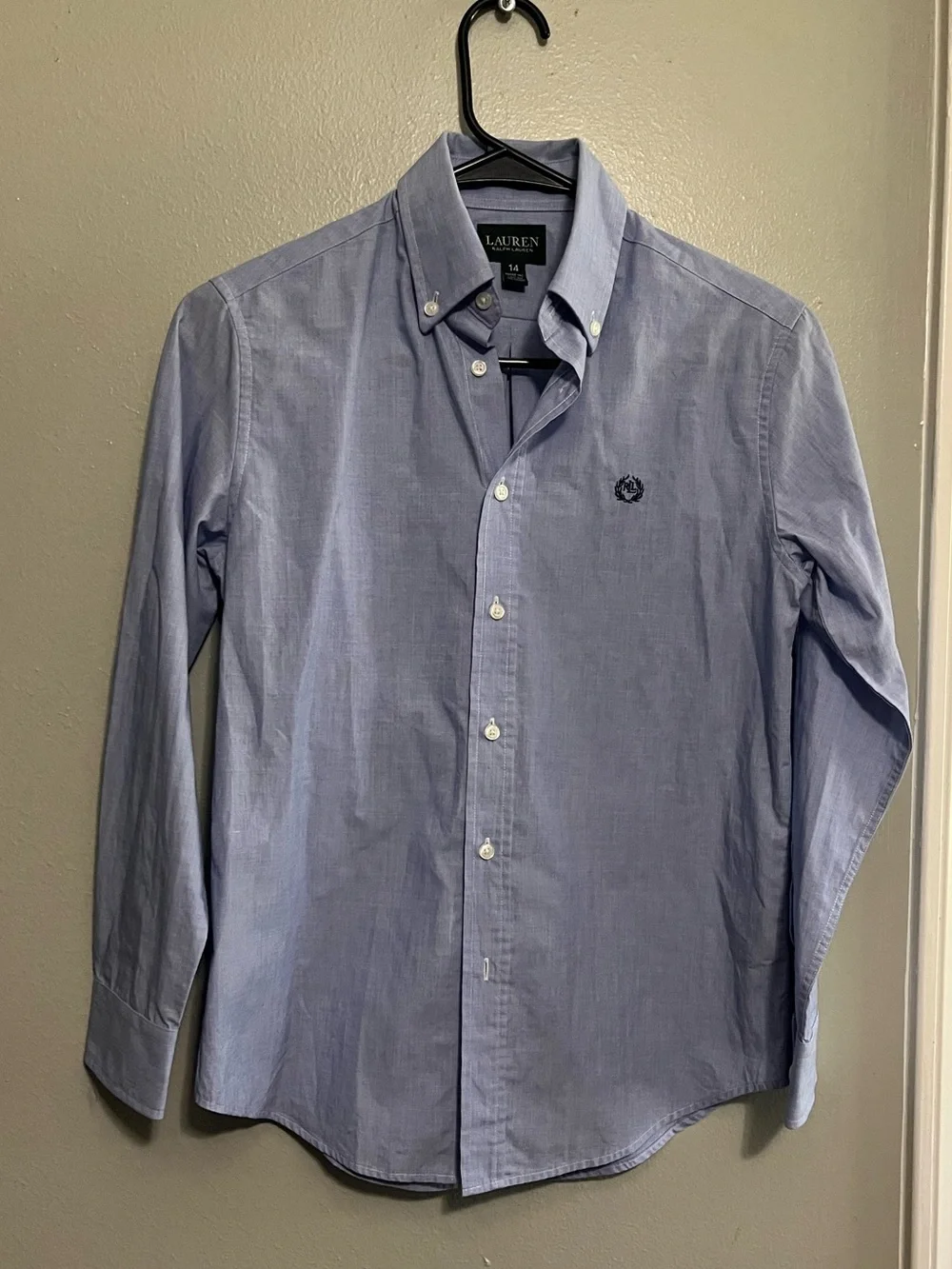 Ralph Lauren Light Blue Button-Down Oxford Shirt